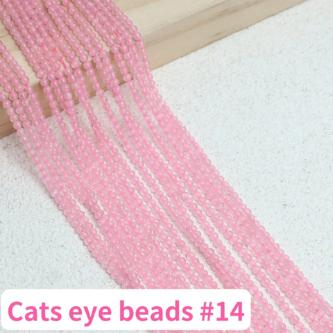 Cats eye beads 2mm/3mm accessories