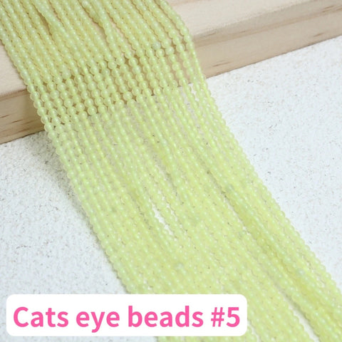 Cats eye beads 2mm/3mm accessories