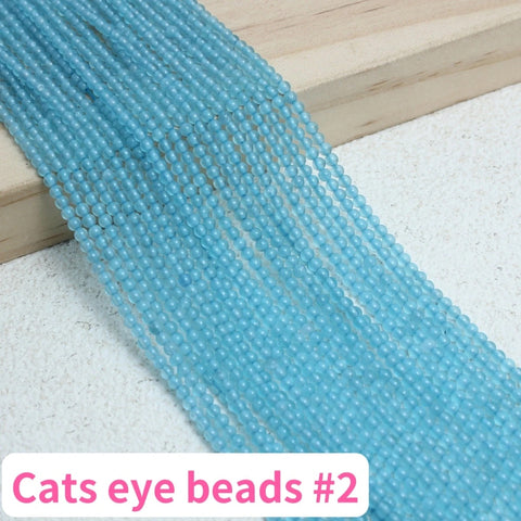 Cats eye beads 2mm/3mm accessories