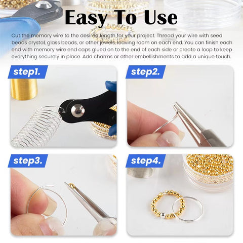 #Ring Memory Wire Charms For DIY Jewelry Accessories