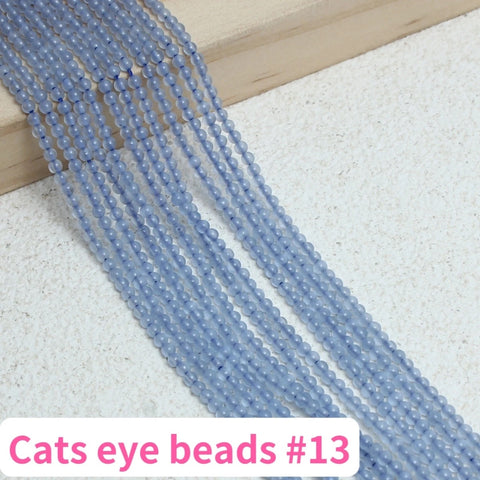 Cats eye beads 2mm/3mm accessories