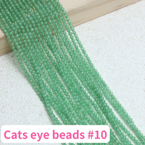Cats eye beads 2mm/3mm accessories
