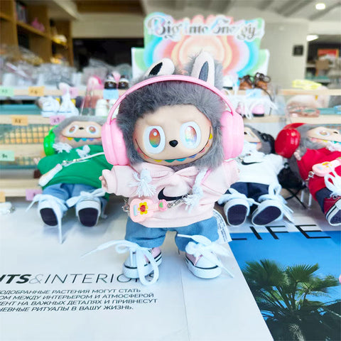 Labubu's clothes nike Hoodie and some accessories Doll clothes