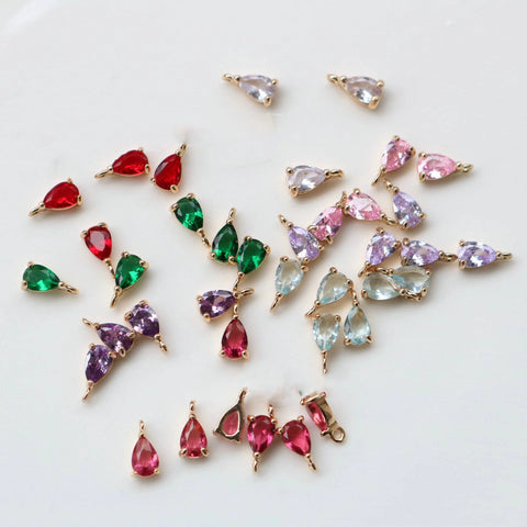 #TearDrop Spacers Charms For DIY Jewelry Accessories