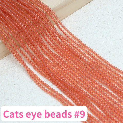 Cats eye beads 2mm/3mm accessories