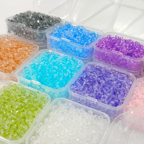 #4mm Glass Beads Charms For DIY Jewelry Accessories