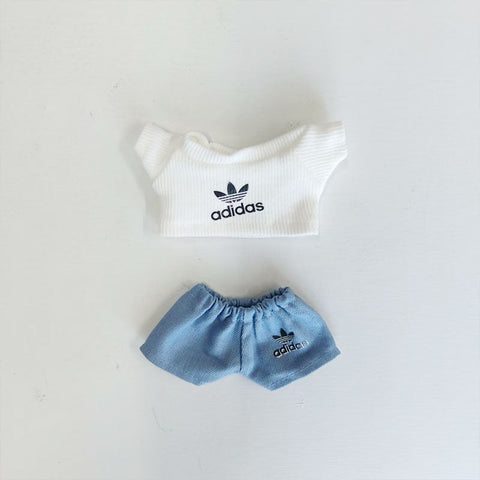 Labubu's clothes adidas Sweaters and some accessories Doll clothes