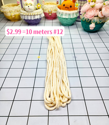 #Handmade Flower Basket Material Bag DIY Table Ornaments Storage