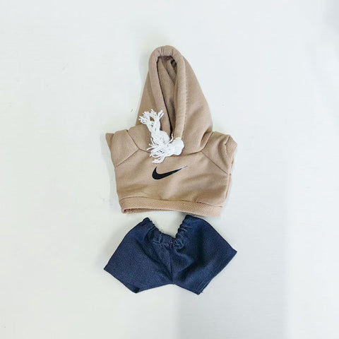 Labubu's clothes nike Hoodie and some accessories Doll clothes