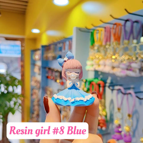 #Resin Girls for Key chain charms and accessories