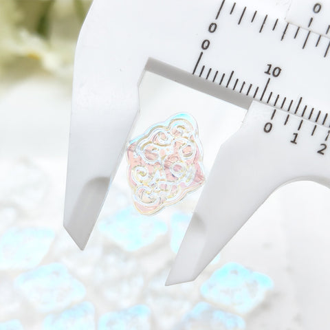Diamond Glass Charms Jewelry Accessories