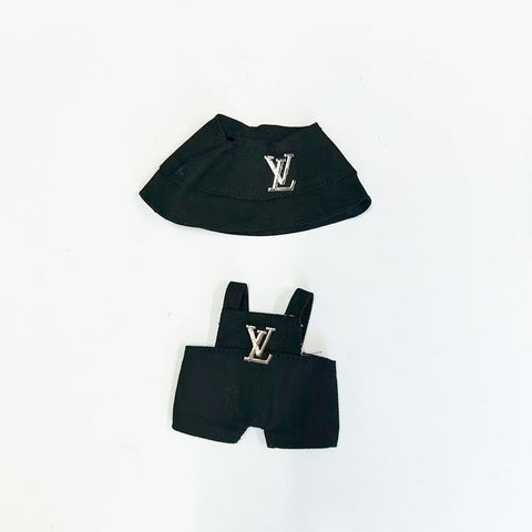 Labubu's clothes lv overalls and some accessories 17cm Doll clothes