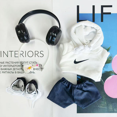 Labubu's clothes nike Hoodie and some accessories Doll clothes