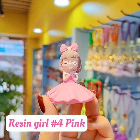 #Resin Girls for Key chain charms and accessories