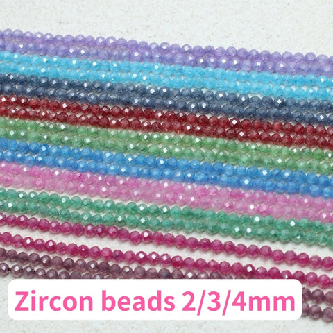 Zircon beads 2/3/4mm Accessories