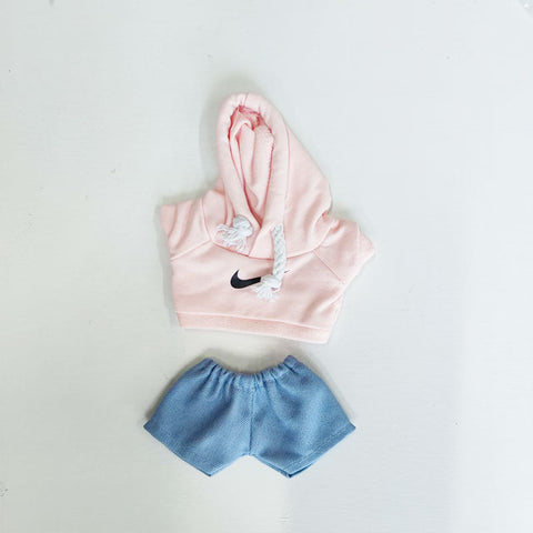 Labubu's clothes nike Hoodie and some accessories Doll clothes