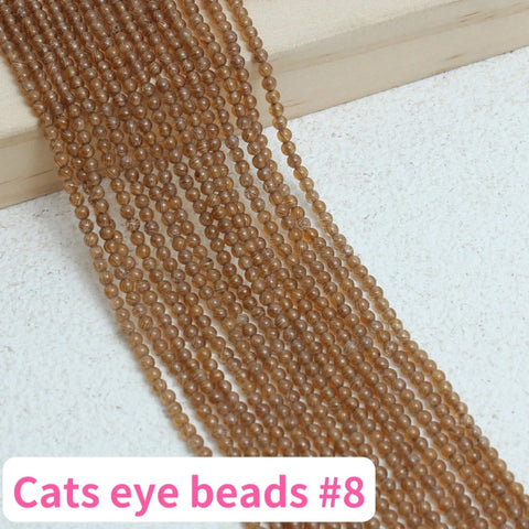 Cats eye beads 2mm/3mm accessories