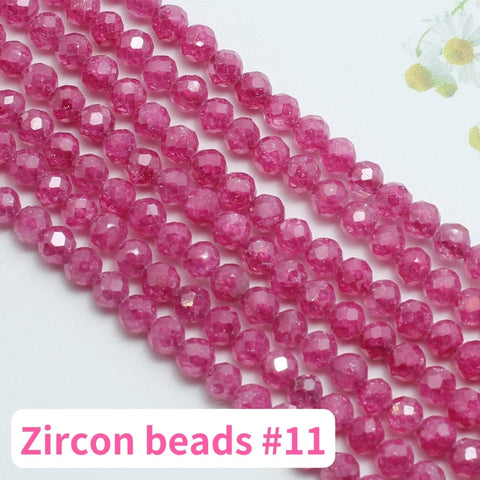 Zircon beads 2/3/4mm Accessories