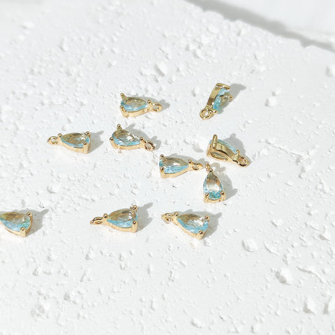 #TearDrop Spacers Charms For DIY Jewelry Accessories