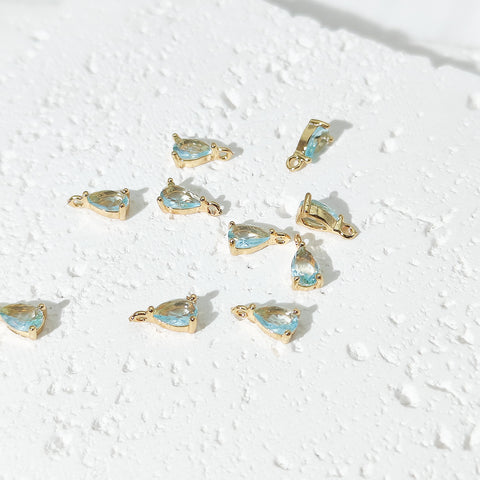 Water Droplet Spacers Charms For DIY Jewelry Accessories