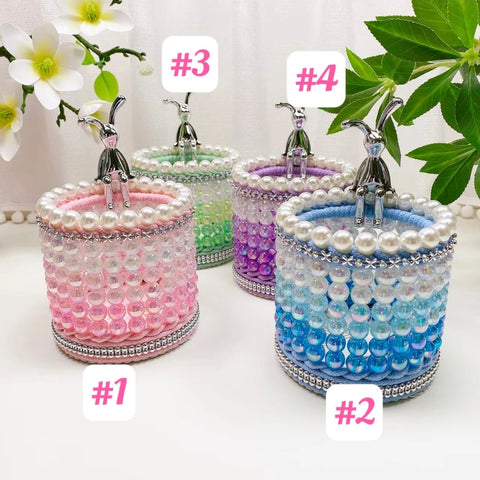 #Handmade Flower Basket Material Bag DIY Table Ornaments Storage