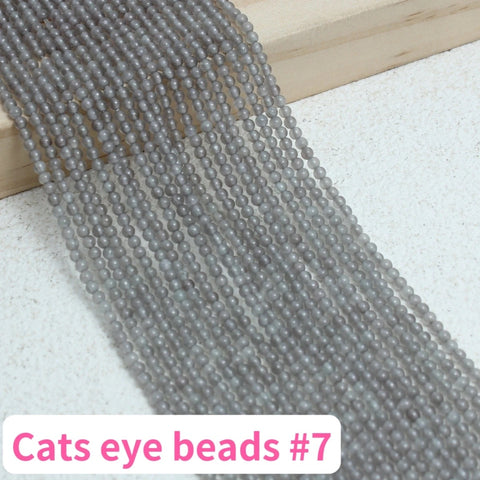 Cats eye beads 2mm/3mm accessories