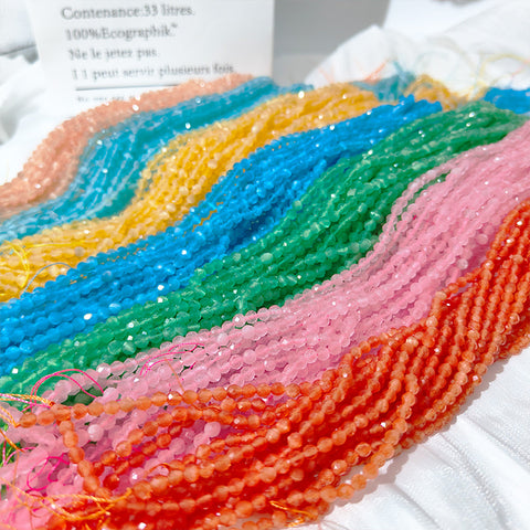 4mm Cat's Eye Faceted Beads