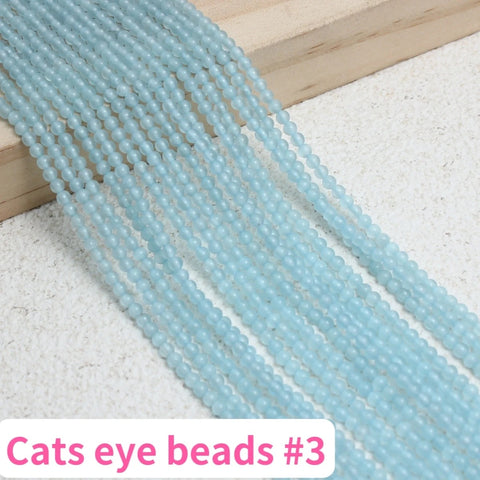 Cats eye beads 2mm/3mm accessories