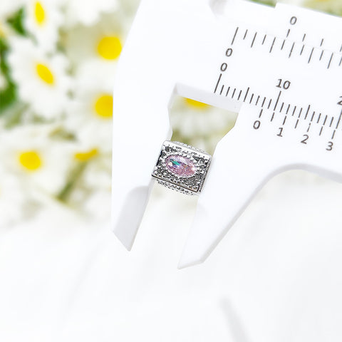 C2 Zircon Cuboid Spacer Bead DIY Jewelry Accessories