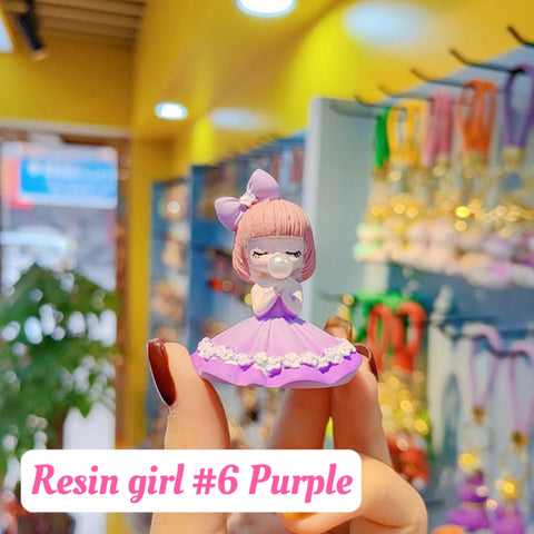 #Resin Girls for Key chain charms and accessories