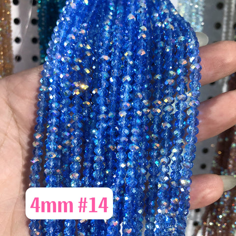 4 mm Glass Disco Beads