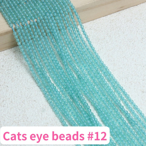 Cats eye beads 2mm/3mm accessories