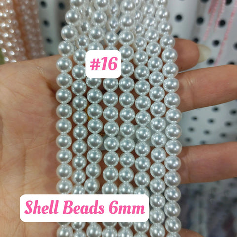 # 6mm Shell Beads For diy Accessories and Charms