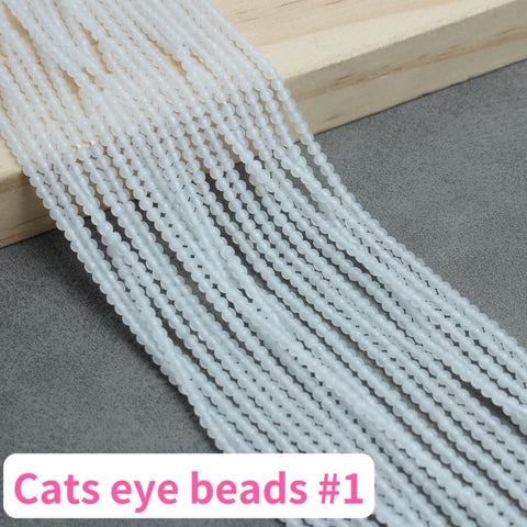 Cats eye beads 2mm/3mm accessories
