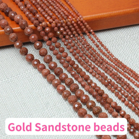 Sandstone beads 2/3/4/6mm Accessories