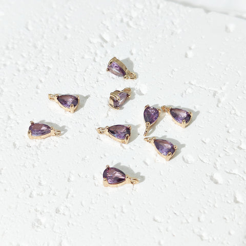 Water Droplet Spacers Charms For DIY Jewelry Accessories