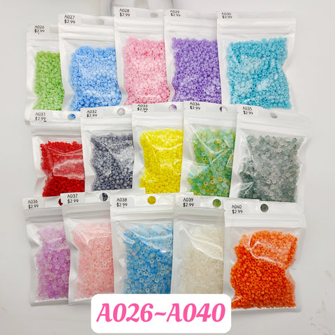 #4mm Acrylic flowers Charms For DIY Jewelry Accessories