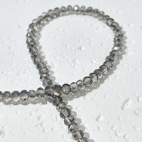 one strip 4*3mm Wheel Beads Glass Beads for DIY Bracelet