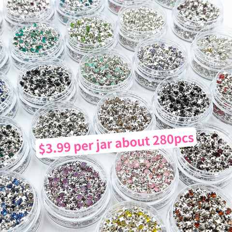 #3mm Diamonds Spacers Charms For DIY Jewelry Accessories