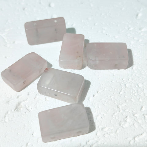 Double Holes Crystal Cuboid Charms 38Pcs DIY Jewelry Accessories