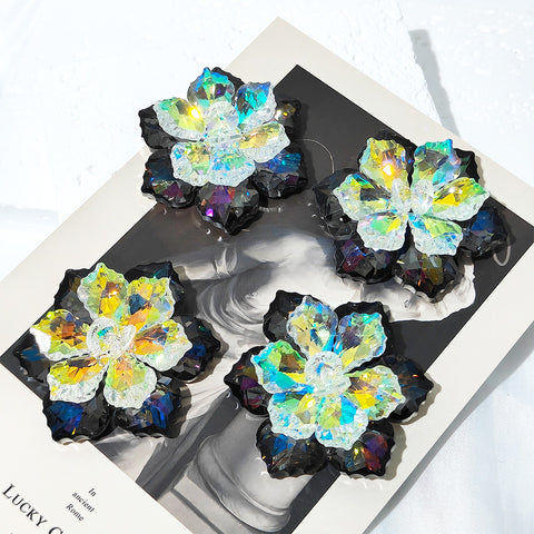 Glass Colorful Flowers Handmade Jewelry And Decorations DIY Jewelry Accessories