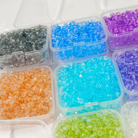 #4mm Glass Beads Charms For DIY Jewelry Accessories