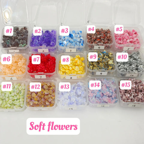 # Soft Flowers Charms For DIY Jewelry Accessories