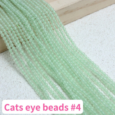Cats eye beads 2mm/3mm accessories