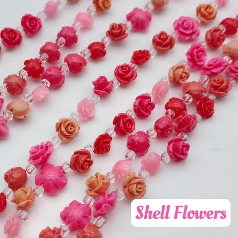# Shell Flowers Charms For DIY Jewelry Accessories