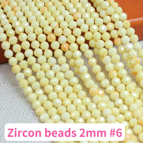 Zircon bead 2mm Accessories