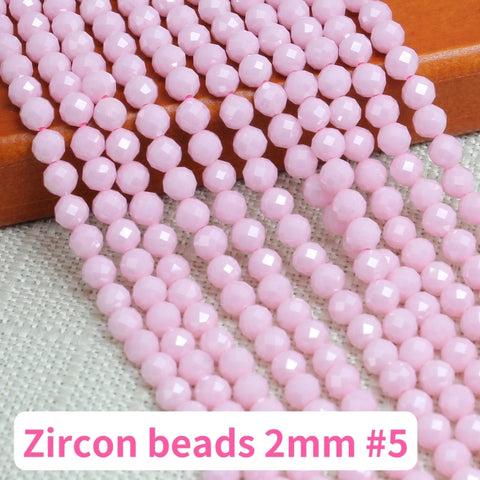 Zircon bead 2mm Accessories