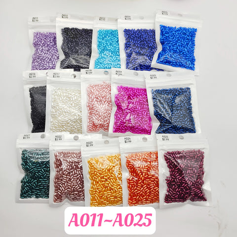 #6mm Acrylic Rice Beads Charms For DIY Jewelry Accessories
