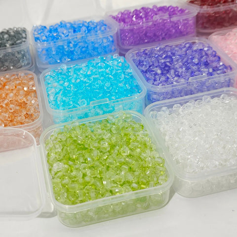 #4mm Glass Beads Charms For DIY Jewelry Accessories
