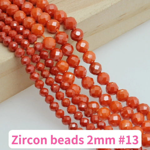 Zircon bead 2mm Accessories